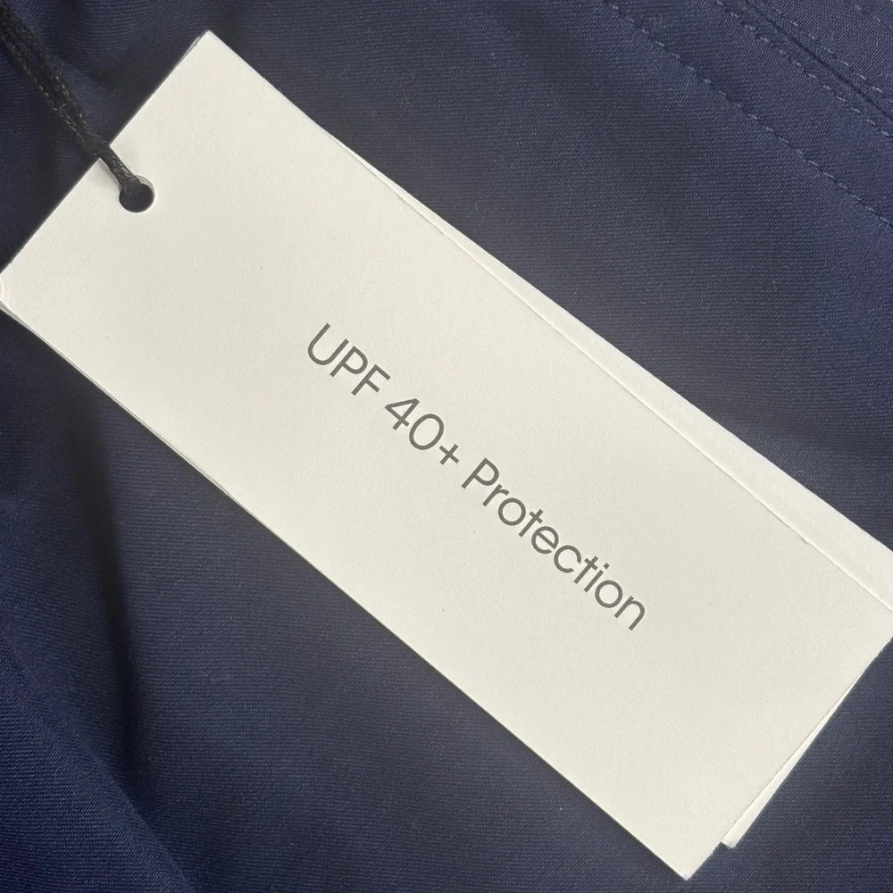 Calvin Klein Swim Trunks Men XXL Navy Blue Logo Graphic UPF 40+ CB3DP009 NWT